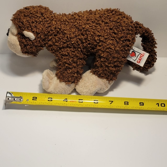 GANZ 2 Fuzzy 6" Plush Frog and Monkey - Picture 11 of 16